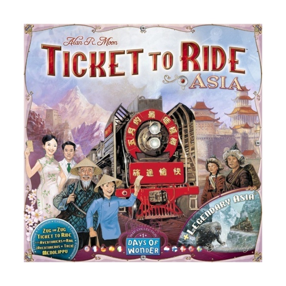 NEW Ticket to Ride: Map Collection #1: Legendary Asia/Team Asia DOWDO7213